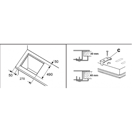 MONDIN VM29CHH Domino Κεραμική Εστία 30cm MONDIN VM29CHH Domino Κεραμική Εστία 30cm